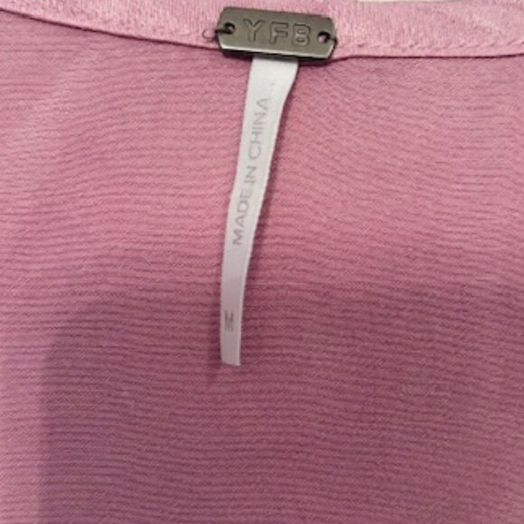 YFB Young Fabulous & Broke Sage Satin Tank Top size medium - Picture 5 of 5